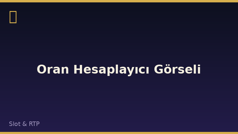 Oran Hesaplayıcı Görseli